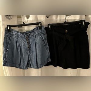 Paper Bag Shorts Bundle! Both new never worn size small and medium.